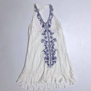 Sequin Heart White dress with design